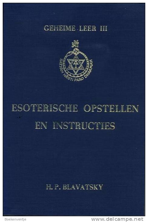 Esoterische Opstellen En Instructies (Geheime Leer III) - Other & Unclassified