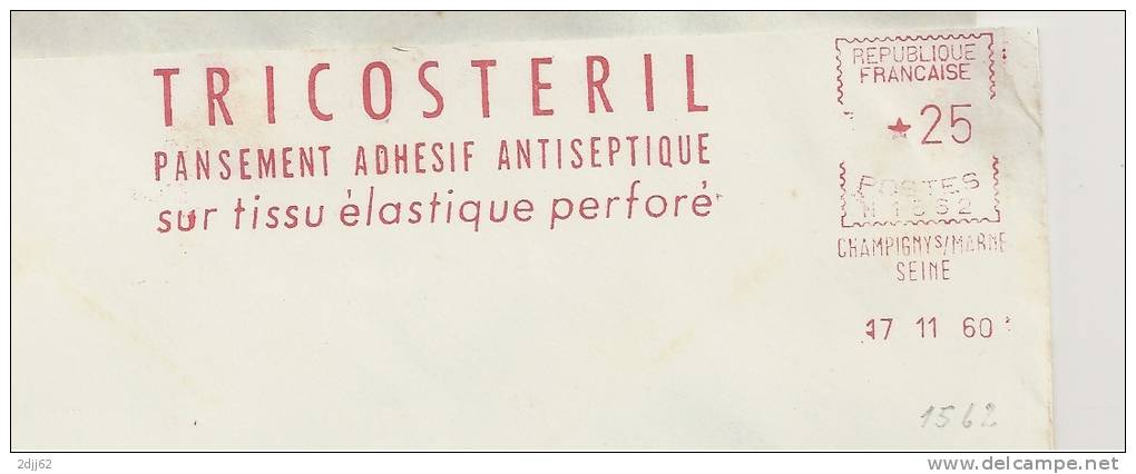 Pansement, Antisepsie, élastique, "Tricostéril", Champigny Sur Marne - EMA Secap N -enveloppe Entière(M125) - Farmacia