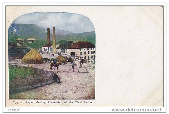 West Indies - Typical Sugar Making Plantation - Other & Unclassified