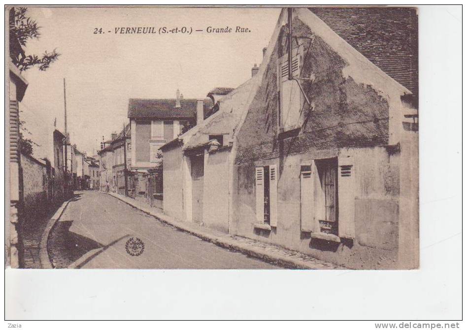 78.298/ VERNEUIL - Grande Rue - Verneuil Sur Seine