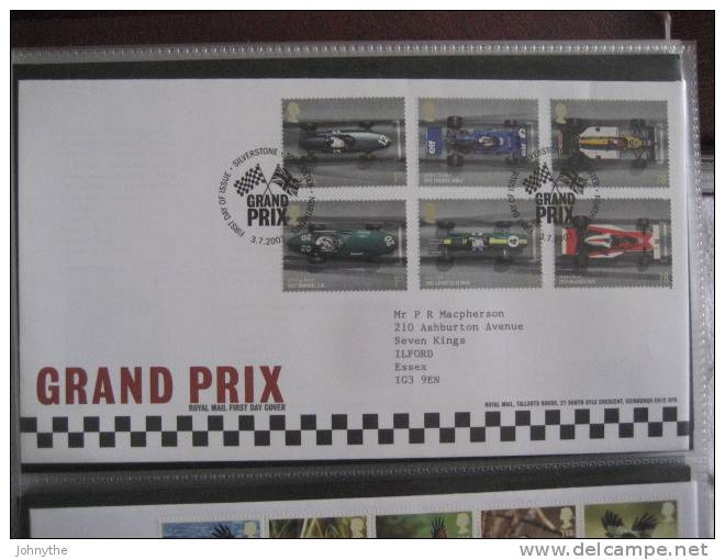 Great Britain 2007 Grand Prix Fdc - 2001-10 Ediciones Decimales