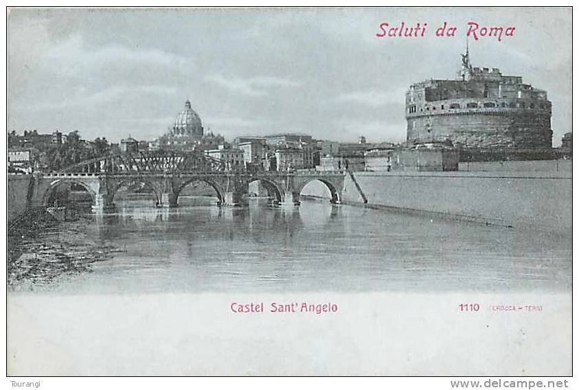 Mars13 1716 :  Roma  -  Castel Sant'Angelo  -  Saluti Da - Castel Sant'Angelo