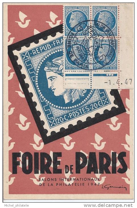 Foire De Paris, 10 Au 21 Mai 1947 - Otros & Sin Clasificación