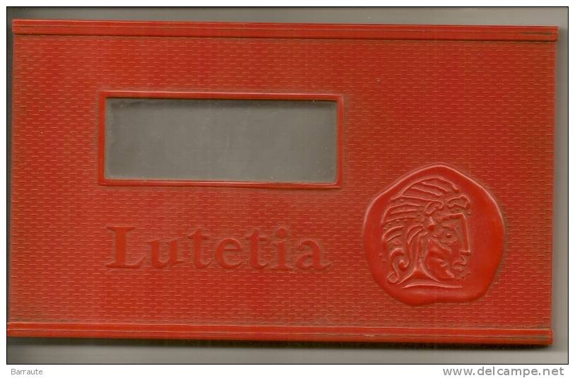 Boite A Cigares LUTETIA En Plastique Rouge D'origine - Empty Cigar Cabinet