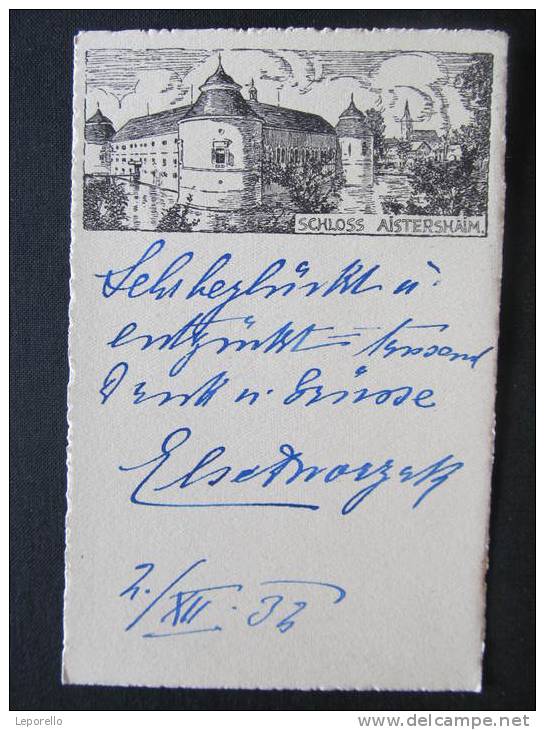 AK AISTERSHEIM B. Grieskirchen Adelskorrespondenz 1920 //  D*7445 - Grieskirchen