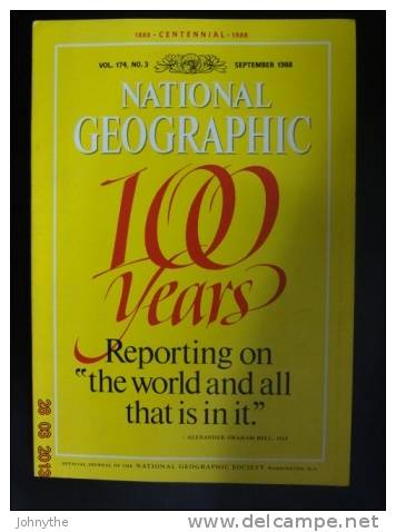 National Geographic Magazine September 1988 - Wetenschappen