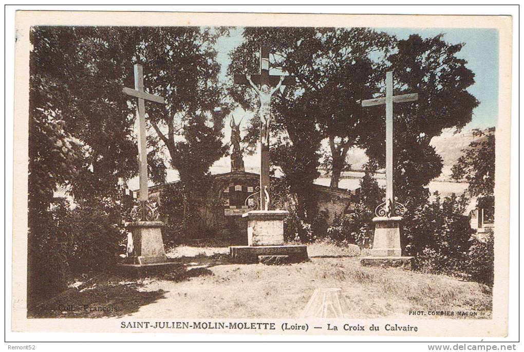 Saint-Julien-Molin-Molett E ( 42 ), La Croix Du Calvaire - Other & Unclassified