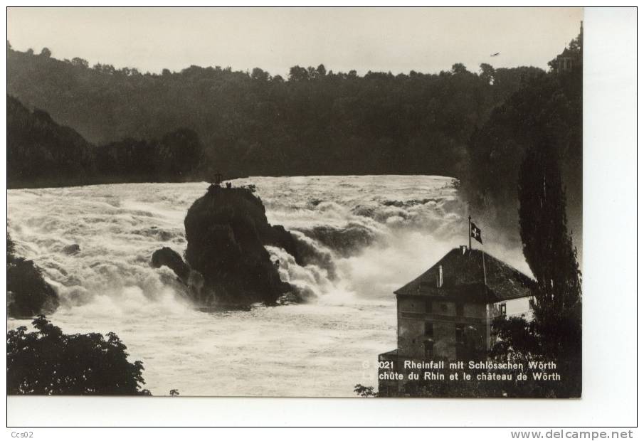 Rheinfall Mit Schlösschen Wörth - Sonstige & Ohne Zuordnung