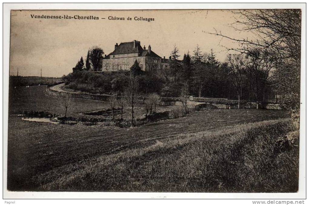 71 : Vendenesse-les-Charolles :  Château De Collanges - Autres & Non Classés