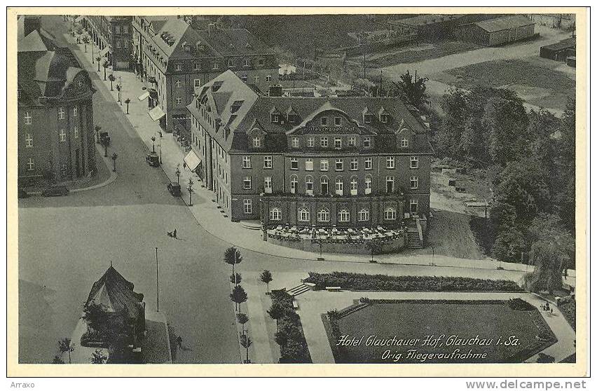 GER231 - Hotel Glauchauer Hof - Glachau I. Sa. Orig. Fliegeraufnahme - Glauchau