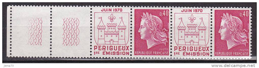 N° 1643 Inauguration De L'Imprimerie Des Timbres-poste à Périgueux Type Marianne De Cheffer: Une Paire De 2 Timbres - Nuovi