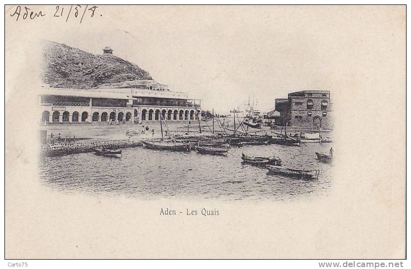 Golfe D' Aden - Précurseur - Port Quais - Timbre Cote Française Des Somalis - Yémen