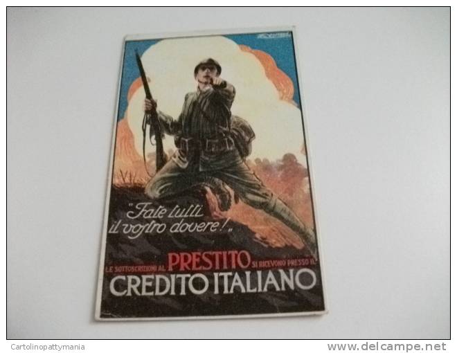 Prestito Credito Italiano  Illustratore Mauzan Fate Tutti Il Vostro Dovere - Mauzan, L.A.