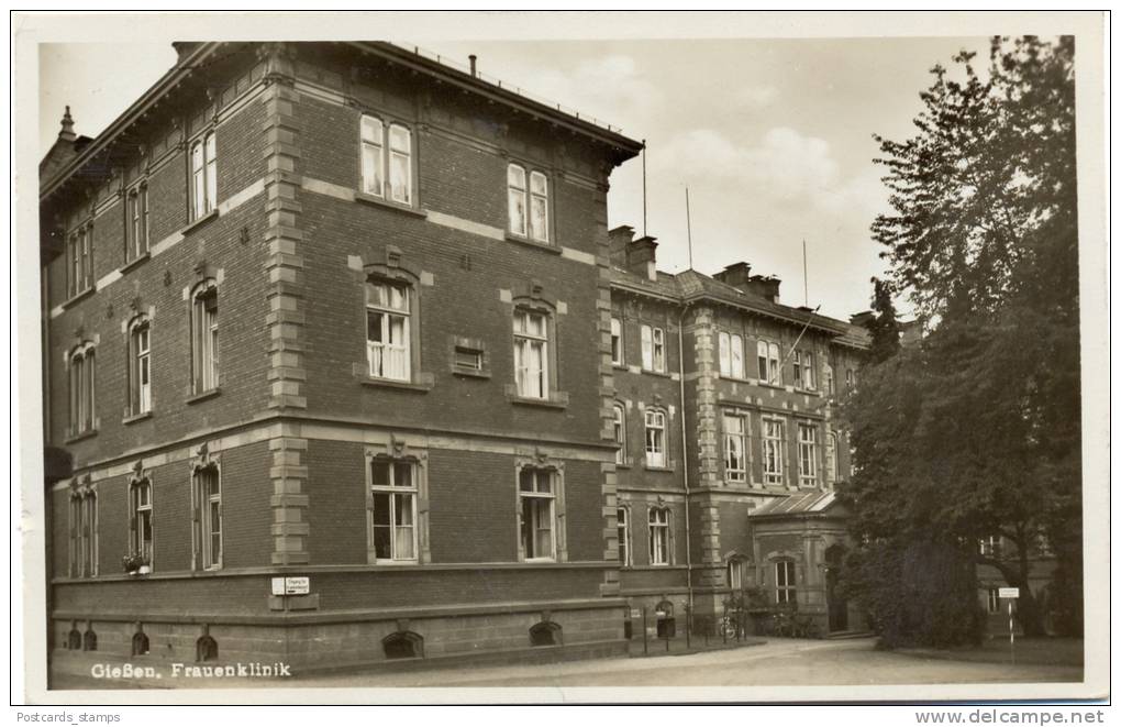 Giessen, Frauenklinik, Feldpost AK 1939 - Giessen