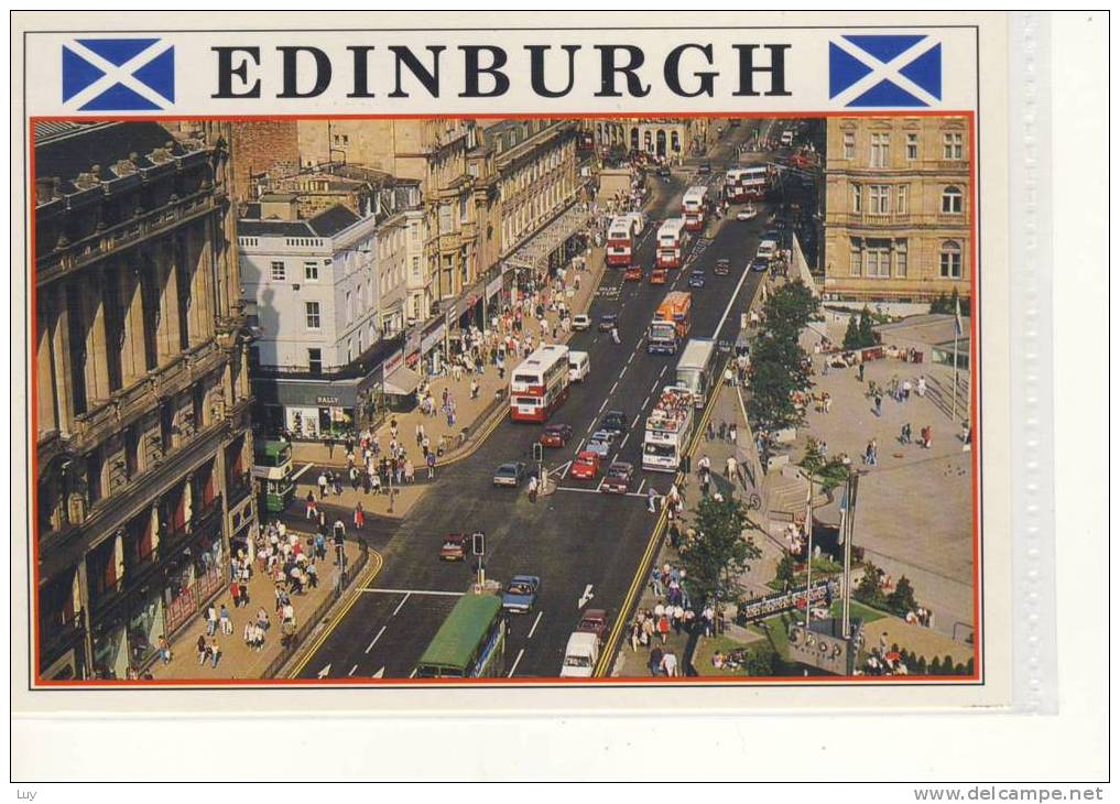 EDINBURGH - Princes Street From Scott Monument - Ca 1990 - Other & Unclassified
