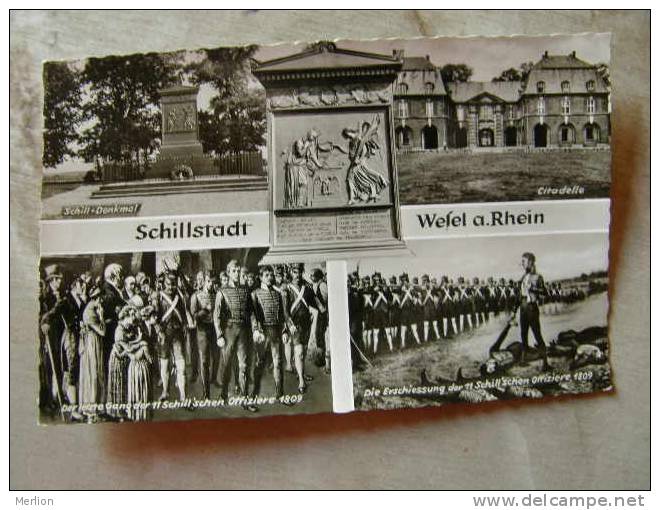 Schillstadt - Wesel Am. Rhein -Schill Denkmal - Citadelle   D104273 - Wesel