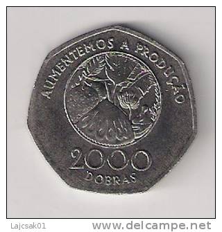 SAO TOME AND PRINCIPE 2000 DOBRAS 1997. UNC - Santo Tomé Y Príncipe