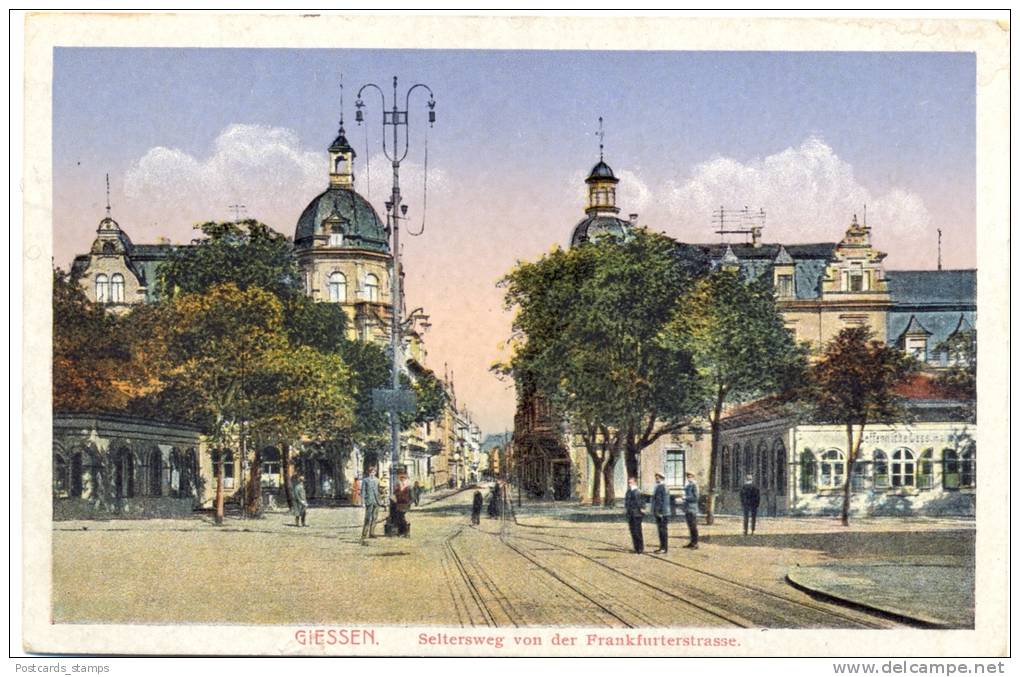 Giessen, Seltersweg Von Der Frankfurterstrasse, 1919 - Giessen