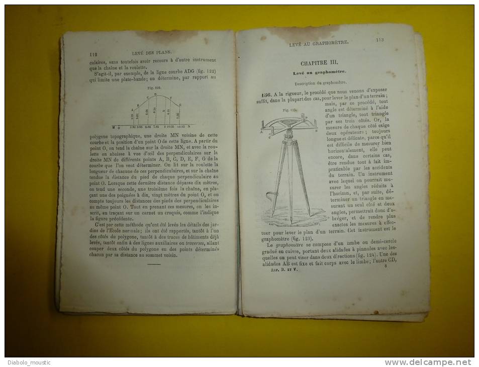 1870    ARPENTAGE  Nivellement, Levé Des Plans...utile Pour Le Géomètre Ou Pour Apprendre éd. Poussart 1919. - 1901-1940