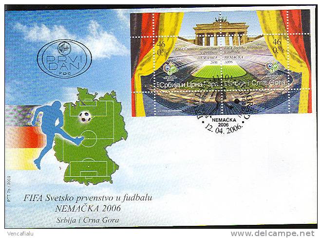 Serbia  2006  - FDC With S/S - 2006 – Germany