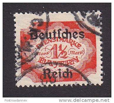 Bavaria, Scott #O66, Used, Official Overprinted, Issued 1920 - Andere & Zonder Classificatie