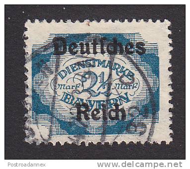 Bavaria, Scott #O67, Used, Official Overprinted, Issued 1920 - Other & Unclassified