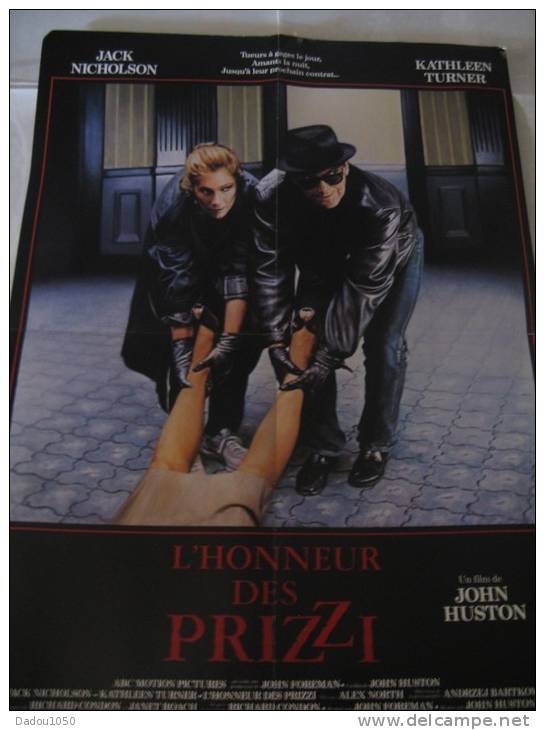 AFFICHE  Cinéma  ,l´honneur Des Prizzi - Affiches & Posters