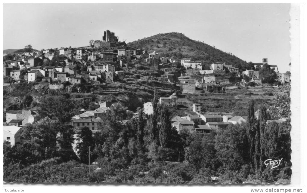 CPSM 63 MONTAIGUT ENVIRONS DE CHAMPEIX VUE GENERALE - Montaigut