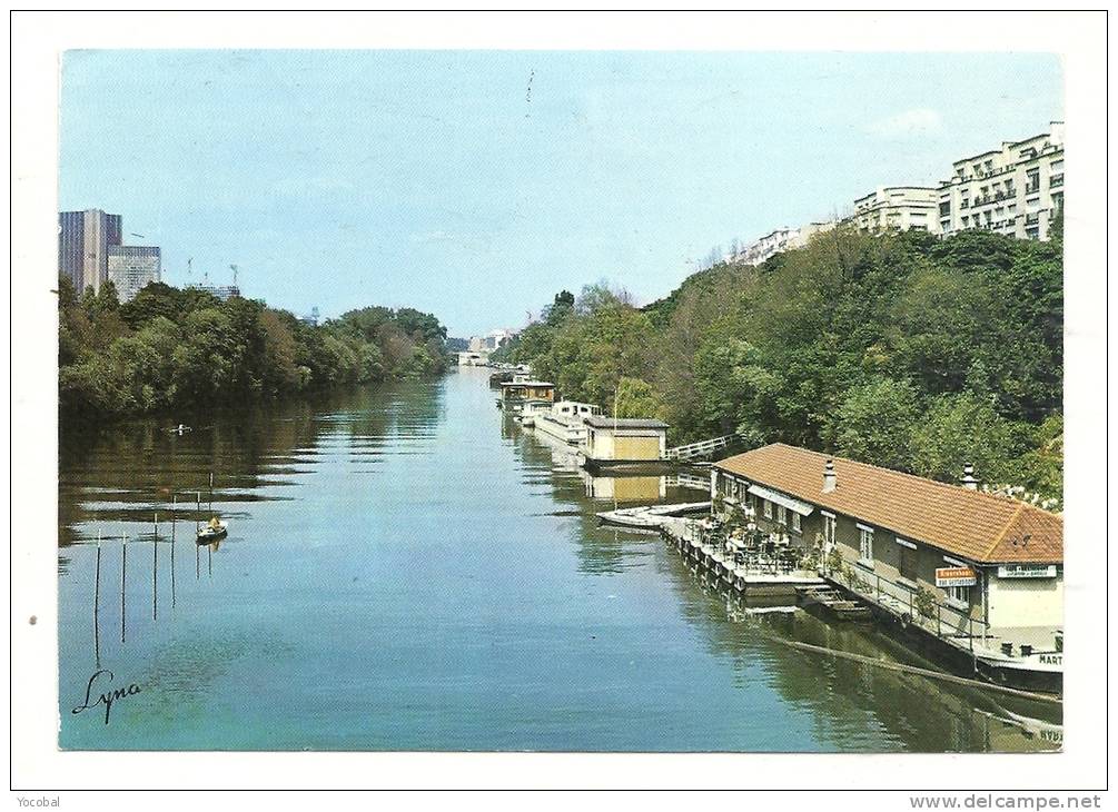 Cp, 92, Puteaux, Bords De Seine, Voyagée 1989 - Puteaux