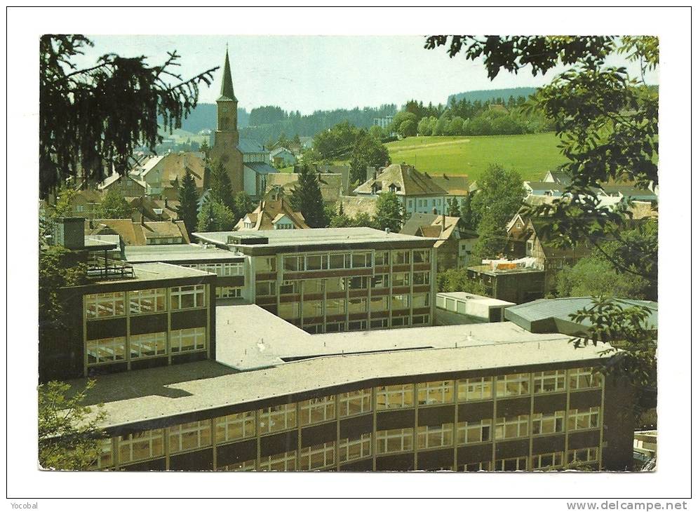 Cp, Allemagne, Furtwangen, Staatliche Ingenieurschule, Voyagée - Furtwangen