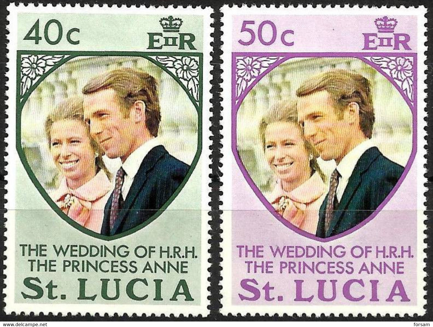 St.LUSIA..1973..Michel # 341-342...MNH. - St.Lucia (1979-...)