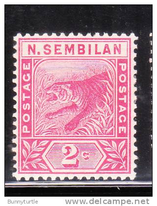 Malaya Negri Sembilan 1891-1894 Tiger 2c Used - Negri Sembilan