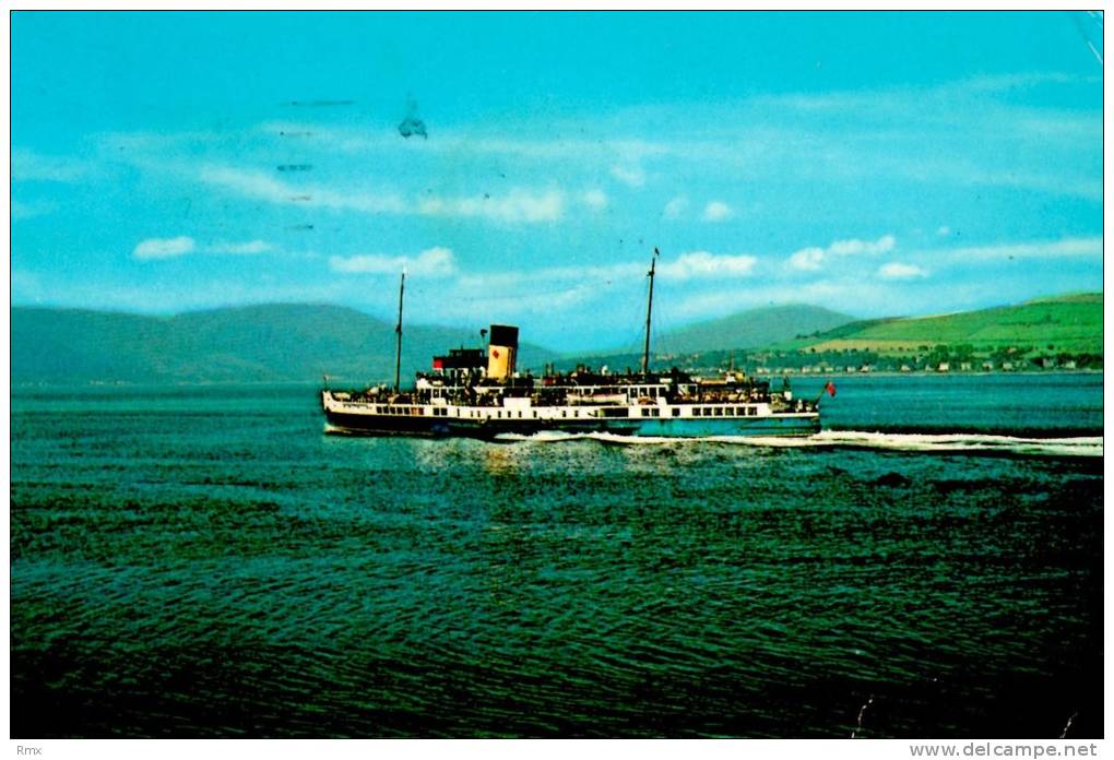 GREENHOCK  Belle Carte écrite Et Timbrée Un Bateau - Renfrewshire