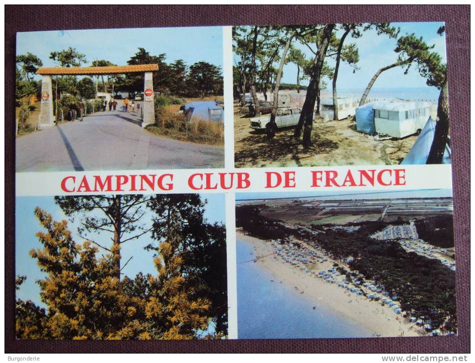 LES SABLEAUX / CAMPING CLUB DE FRANCE / LOT DE DEUX BELLES CARTES PHOTOS ( MULTIVUES ET LA PLAGE (AERIENNE)) - Ile De Noirmoutier