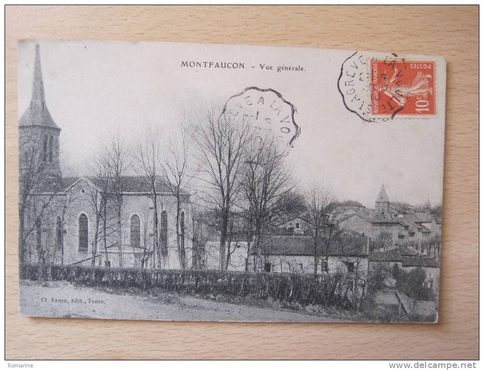 Montfaucon - Vue Generale - Montfaucon En Velay