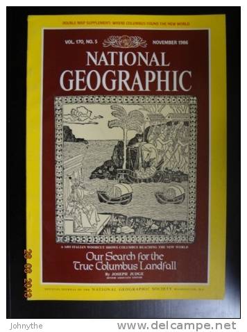 National Geographic Magazine November 1986 - Wissenschaften