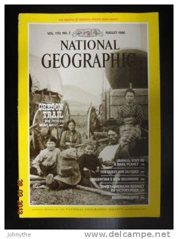 National Geographic Magazine August 1986 - Wissenschaften