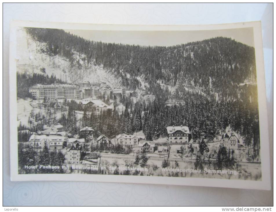 AK SEMMERING Panhans 1941   //  D*7487 - Semmering