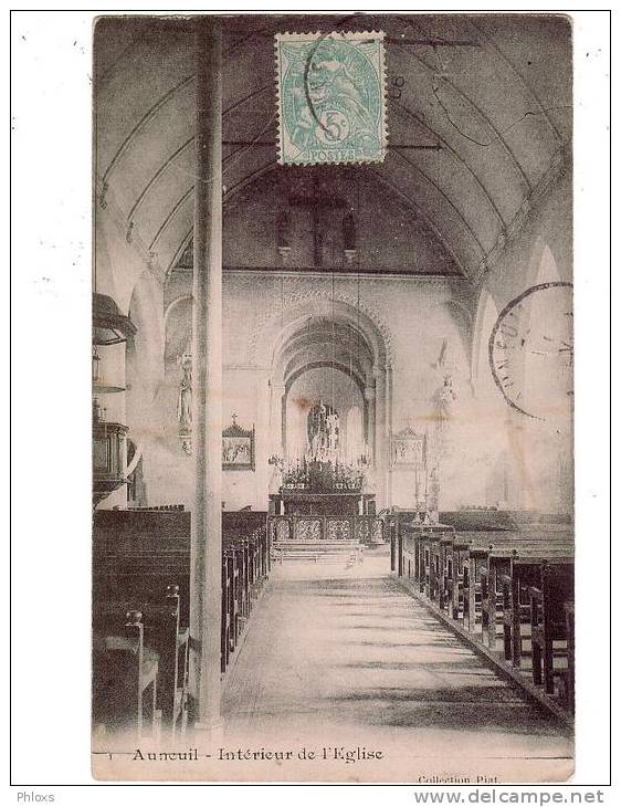 AUNEUIL/60/Intérieur De L´Eglise/Réf:1251 - Auneuil