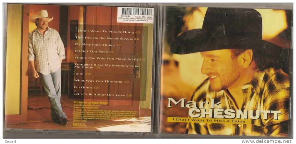 Mark Chesnutt - I Don't Want To Miss A Thing  -  CD   - Original - Country & Folk