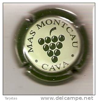 PLACA DE CAVA MAS MONTCAU (CAPSULE) VERDE OSCURO - Placas De Cava