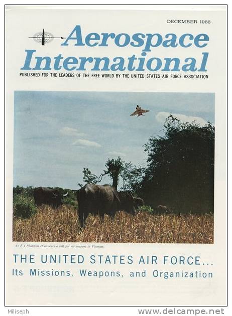 Magazine AEROSPACE INTERNATIONAL - DECEMBER 1966 -  Avions - Missiles - Publicités  (3250) - Fliegerei