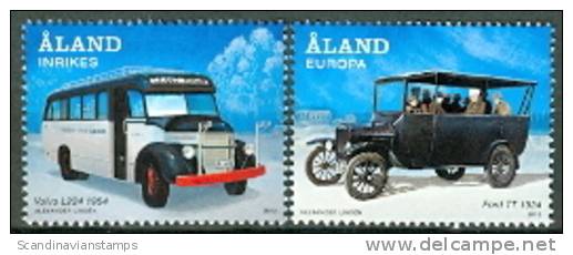 ALAND 2012 Autobussen Serie PF-MNH-NEUF - Aland