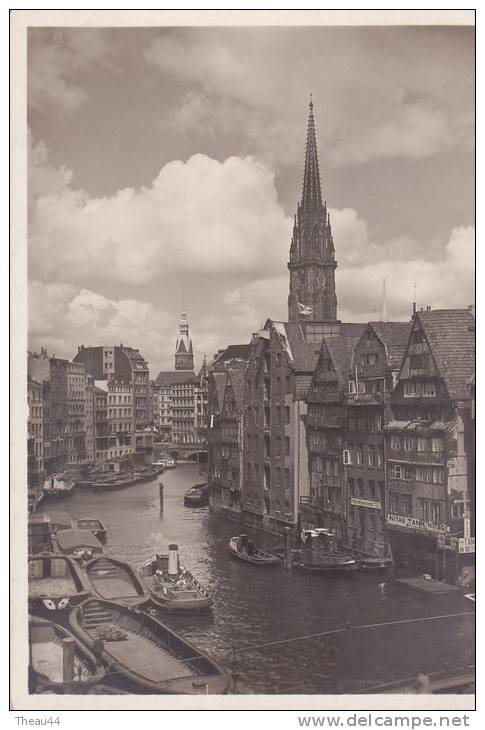 ¤¤   -  Lot De 4 Cartes  -  HAMBOURG En 1932  -  HAMBURG - Nicolaiflet, Hafen, Chilehaus, Kontorhaus Sprinkenhof  -  ¤¤ - Other & Unclassified