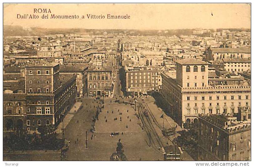 Mars13 1746 :  Roma  -  Dall'Alto Del Monumento  -  Vittorio Emanuele - Multi-vues, Vues Panoramiques