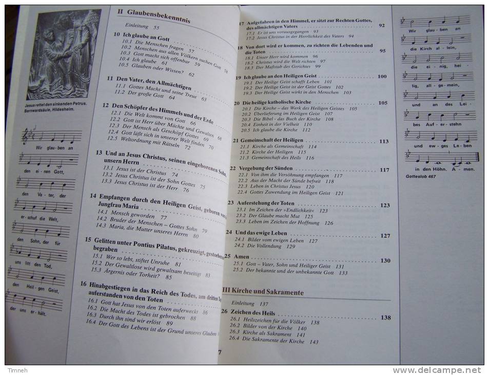 GRUNDRISS DES GLAUBENS Katholischer Katechismus Zum Unterrrichtswerk Zielfelder 1980 KÖSEL - Christianisme