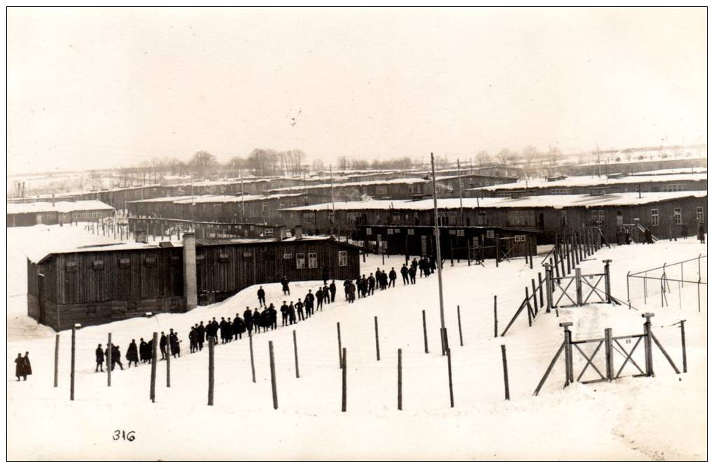 Camp De Prisonniers D'Ohrdruf 1ere Guerre Mondiale 1914-1918 Vue Générale Du Camp Sous La Neige (1) - Guerre 1914-18