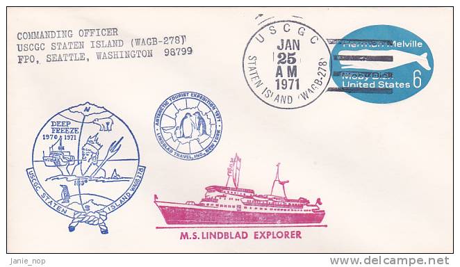 United States 1971  M.S. Lindblad Explorer, Souvenir Cover - Other & Unclassified