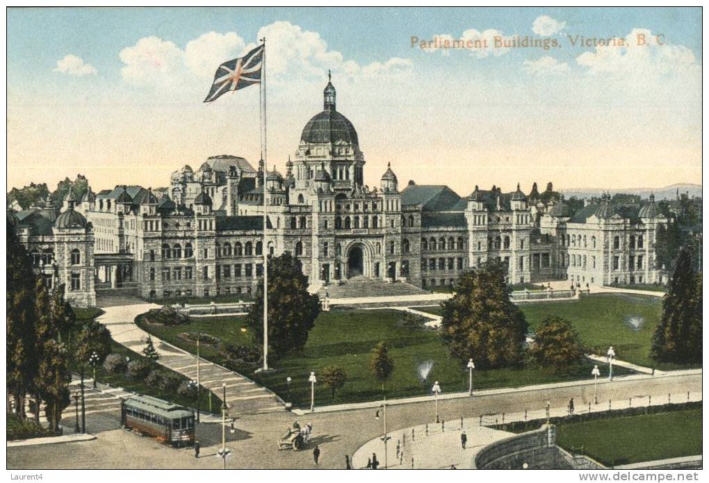 (750) Very Old Postcard - Carte Ancienne - Canada - BC - Parliament Building - Victoria