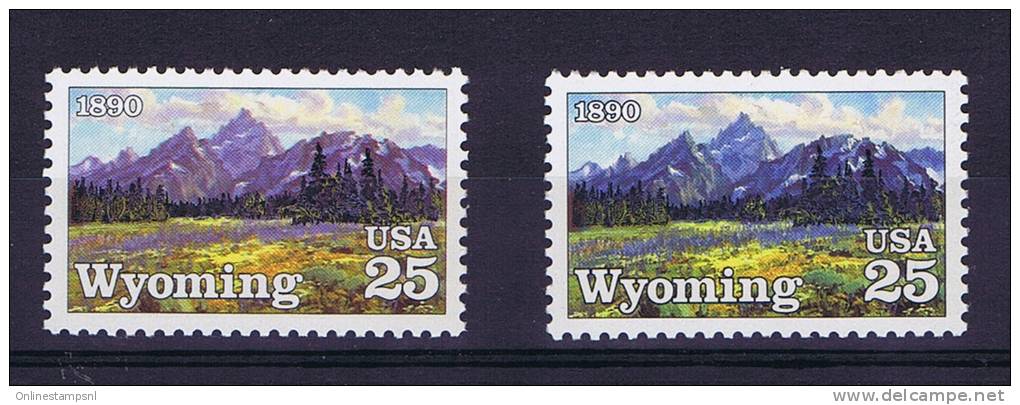 USA 1990 Color Misprint , Scott 2444, Yv 1890 MNH - Unused Stamps